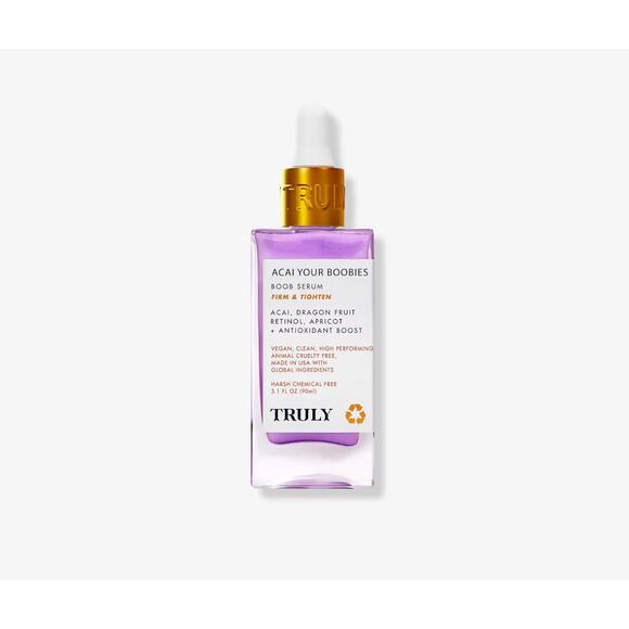 Truly Beauty Acai Your Boobies Boob Serum Full Size 3.1oz NEW - Picture 1 of 5